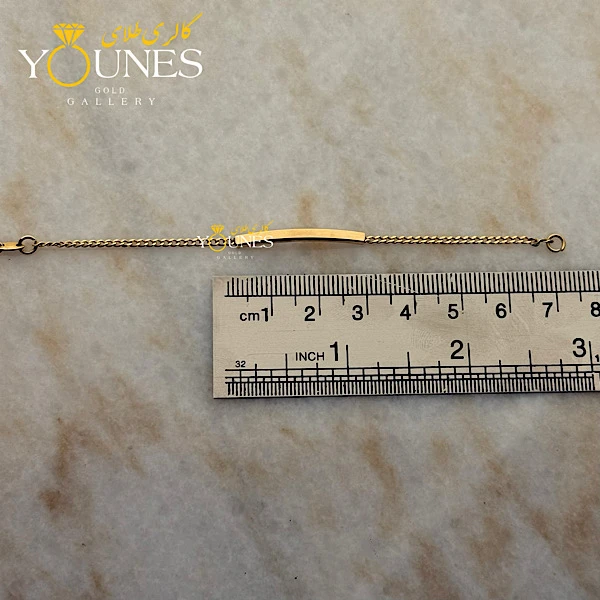 دستبند طلا کارتیر ریز نوزاد